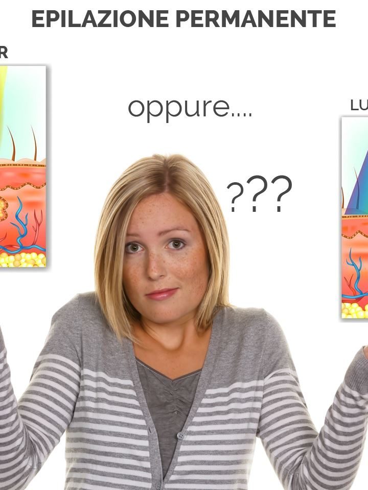 Che differenza c'è tra epilazione laser e luce pulsata?